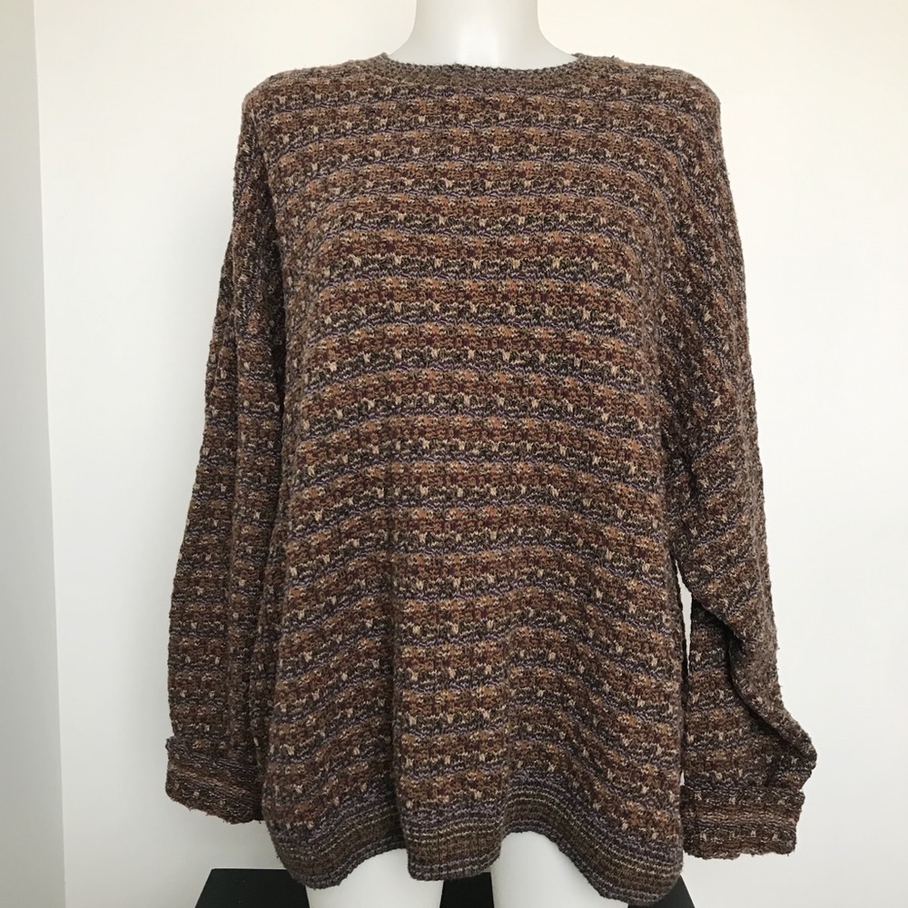 VINTAGE grandpa style crewneck sweater Size XL
